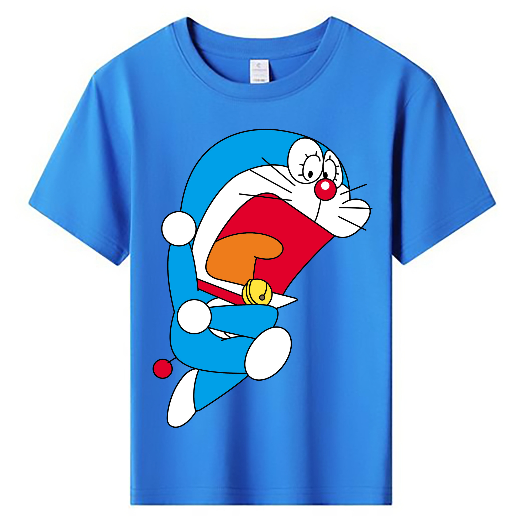 （画像用） ドラえもん Doraemon 綿100％キッズTシャツ（フロントプリント）